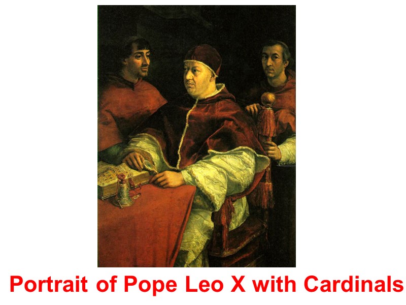 Portrait of Pope Leo X with Cardinals
